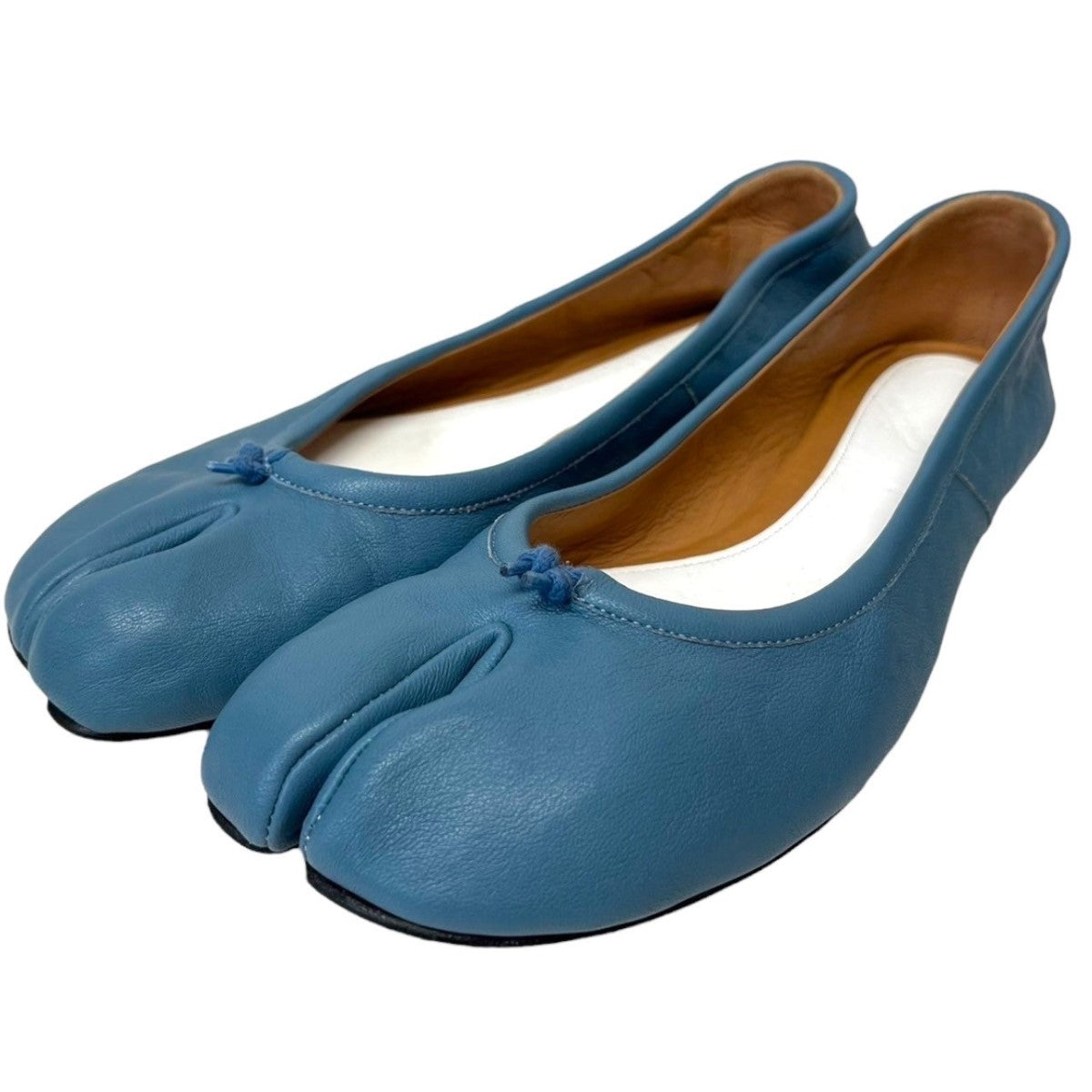 Maison Margiela(メゾンマルジェラ) 足袋バレーシューズ ブルー サイズ:39 レディース シューズ 中古・古着