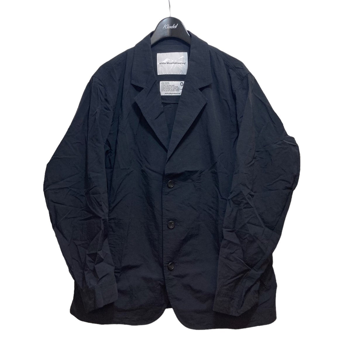 WHITE MOUNTAINEERING(ホワイトマウンテニアリング) NYLON LAPEL JACKETWMテーラードジャケット2471218  2471218 ネイビー サイズ 17｜【公式】カインドオルオンライン ブランド古着・中古通販【kindal】