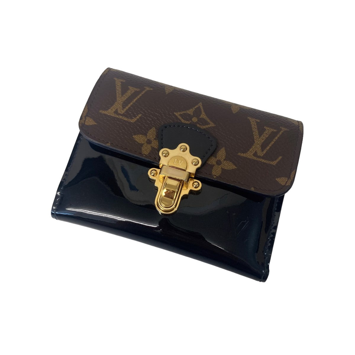 LOUIS VUITTON(ルイヴィトン) ポルトフォイユチェリーウッドコンパクトウォレットM61912 M61912 KZ0139  ブラウン×ブラック｜【公式】カインドオルオンライン ブランド古着・中古通販【kindal】