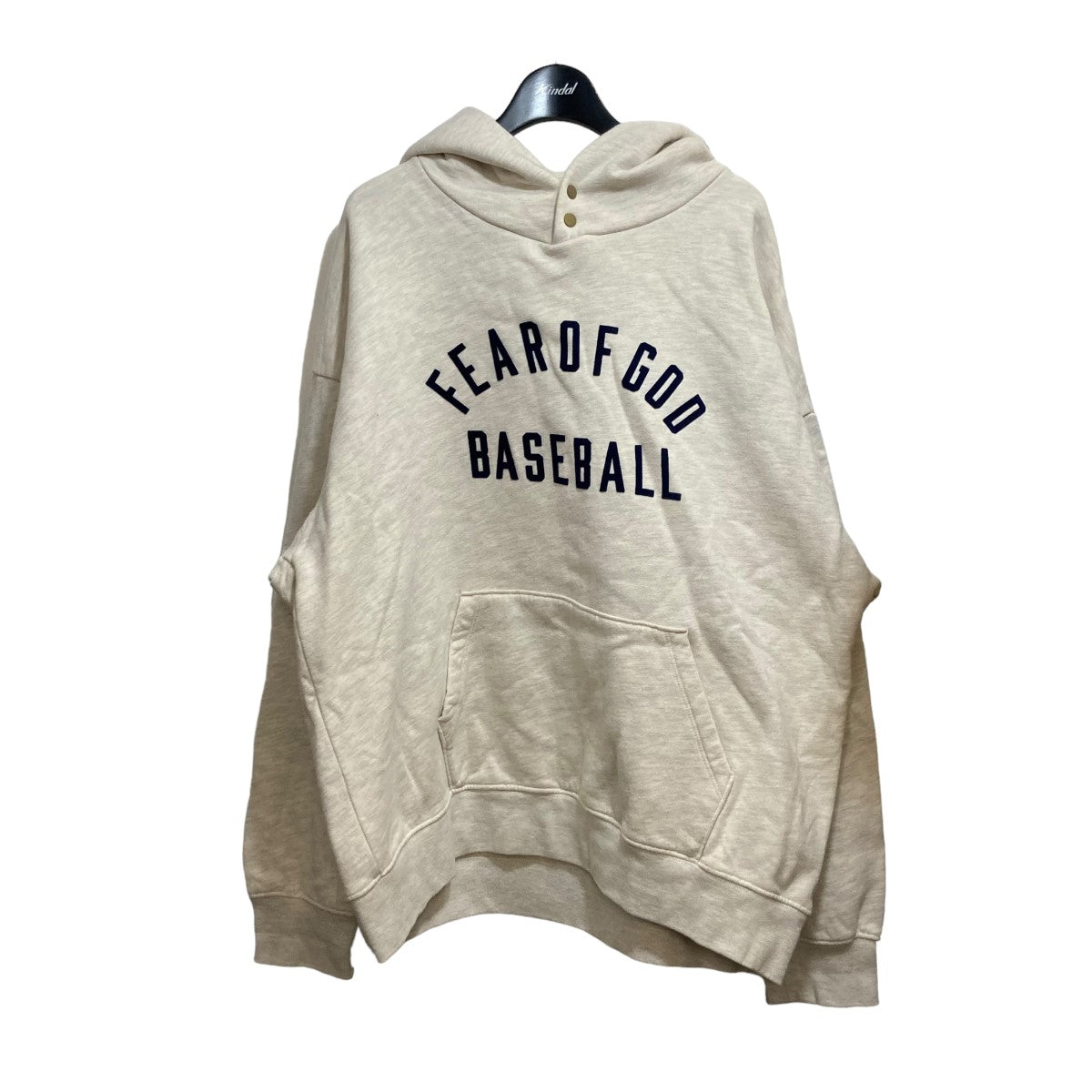 FEAR OF GOD(フィアオブゴッド) fear of god 7th collection BASEBALL HOODIEプルオーバーパーカー  ライトグレー サイズ L｜【公式】カインドオルオンライン ブランド古着・中古通販【kindal】