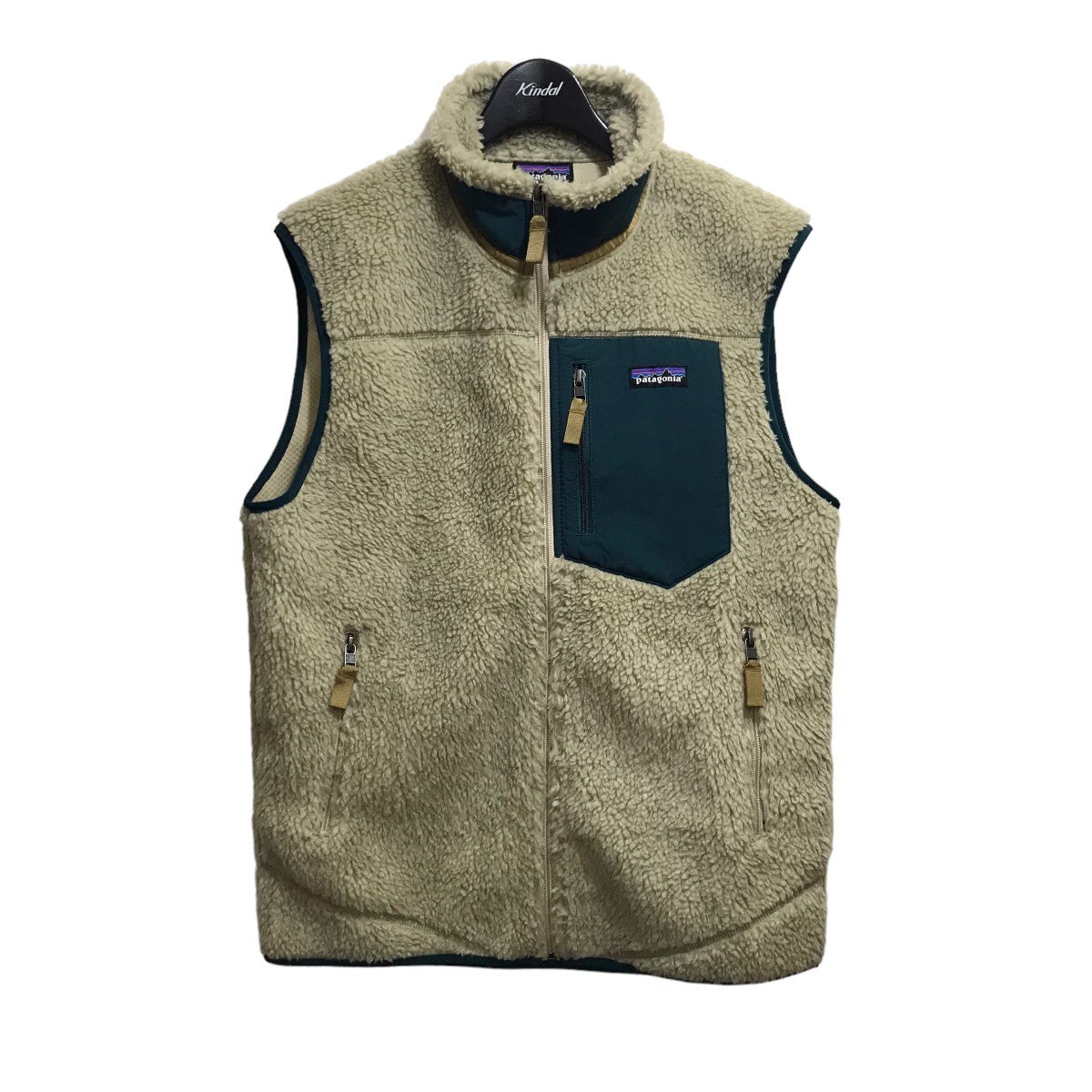 Patagonia(パタゴニア) Classic Retro-X VEST フリースベスト 23048FA21 ホワイト×グリーン サイズ  M｜【公式】カインドオルオンライン ブランド古着・中古通販【kindal】