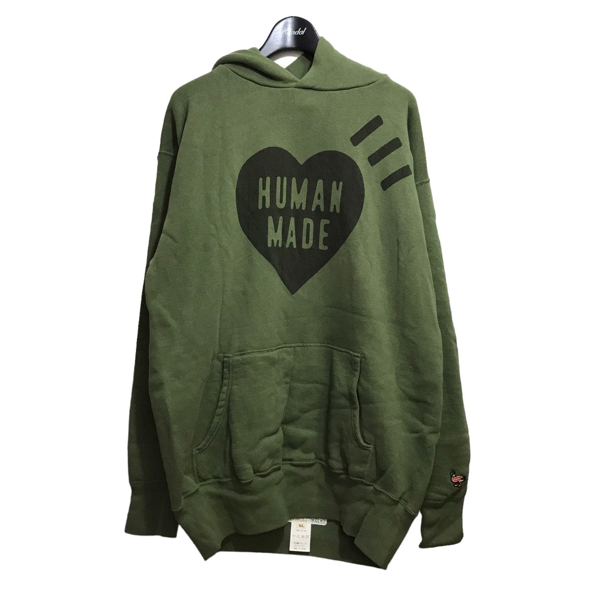 HUMAN MADE(ヒューマンメード) フロントロゴパーカー グリーン サイズ XL｜【公式】カインドオルオンライン  ブランド古着・中古通販【kindal】