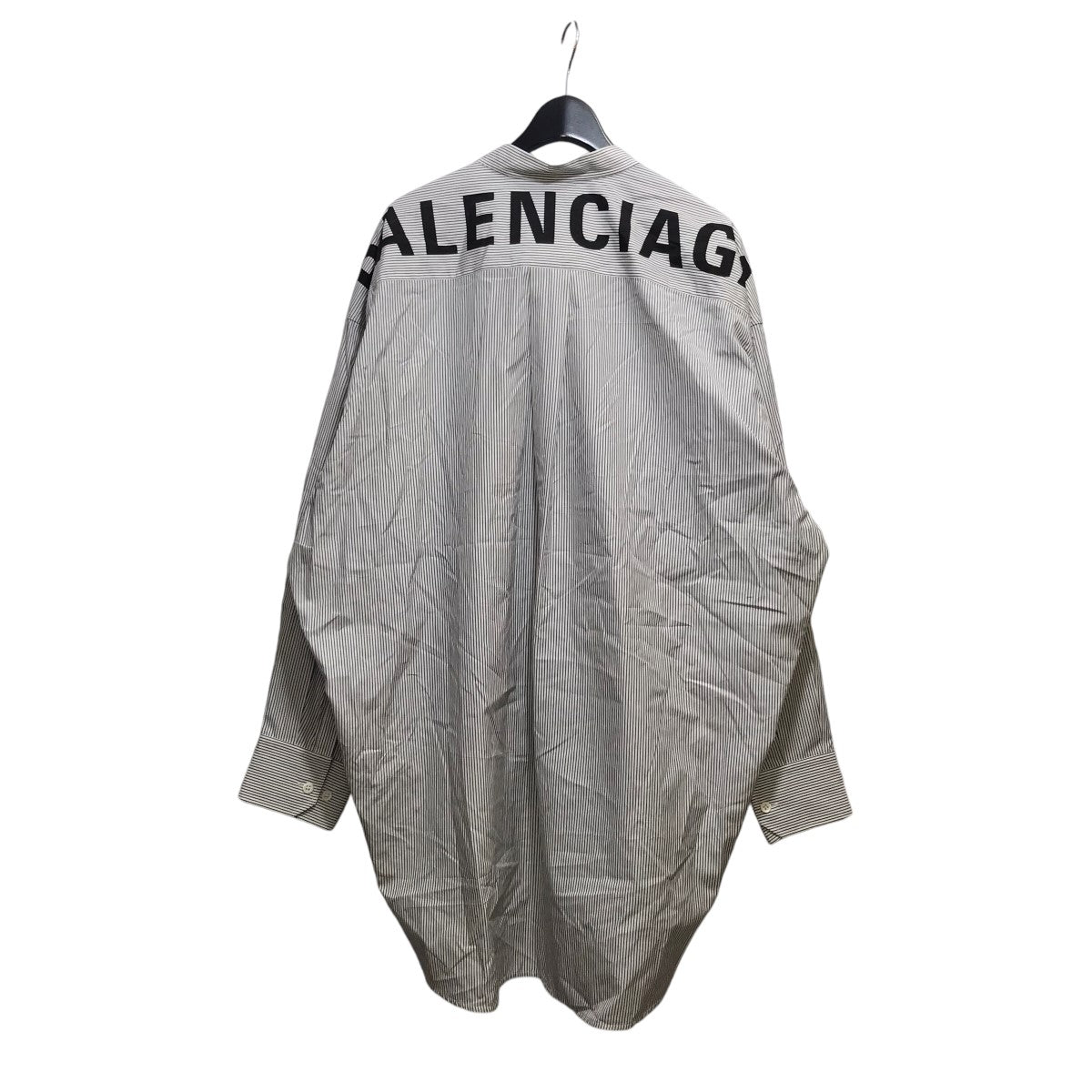 BALENCIAGA(バレンシアガ) 19SSバックロゴストライプシャツ520497 TEM15 520497 TEM15 ホワイト サイズ  36｜【公式】カインドオルオンライン ブランド古着・中古通販【kindal】