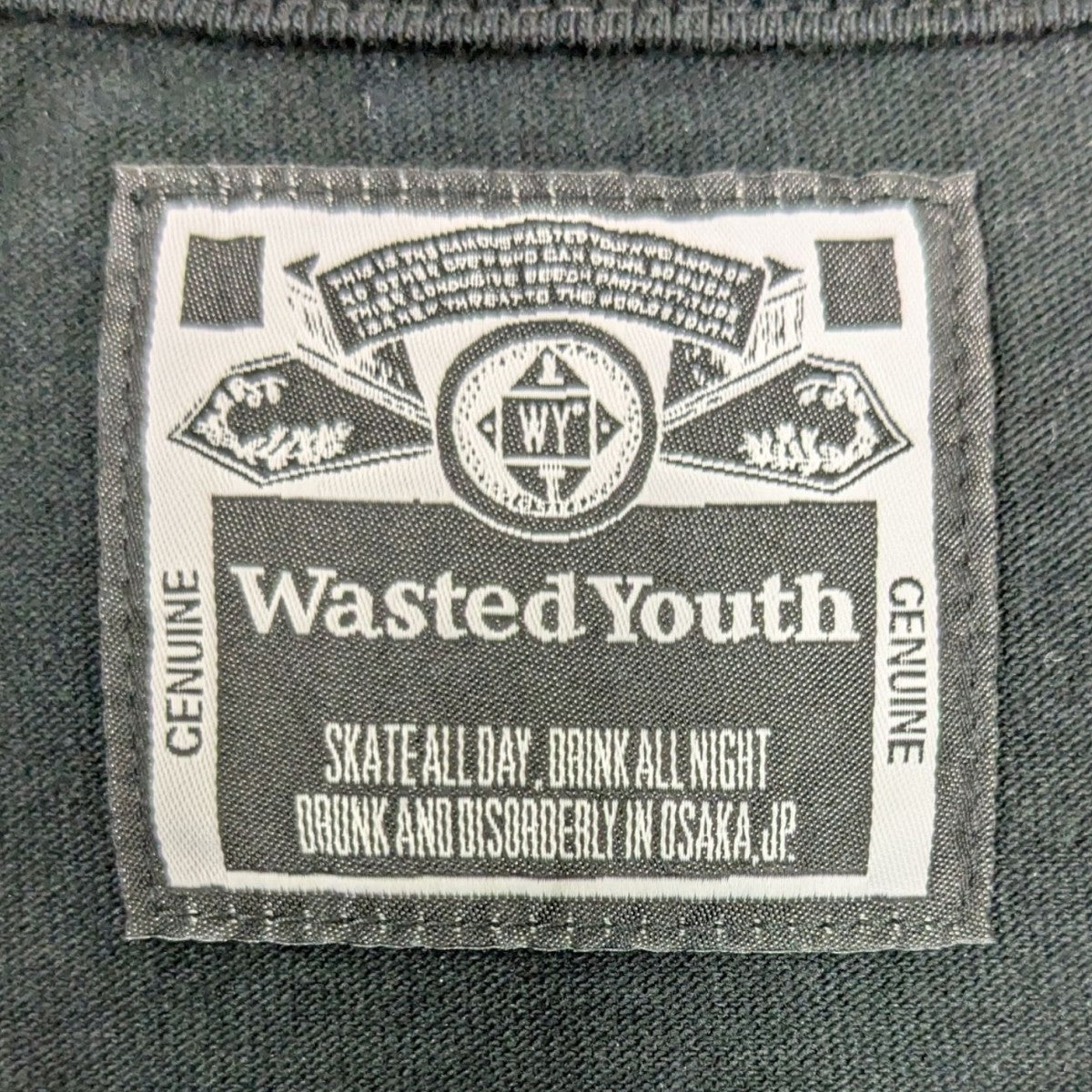 Wasted Youth 胸元ポイントTシャツ 古着・中古-6枚目のアイテム画像