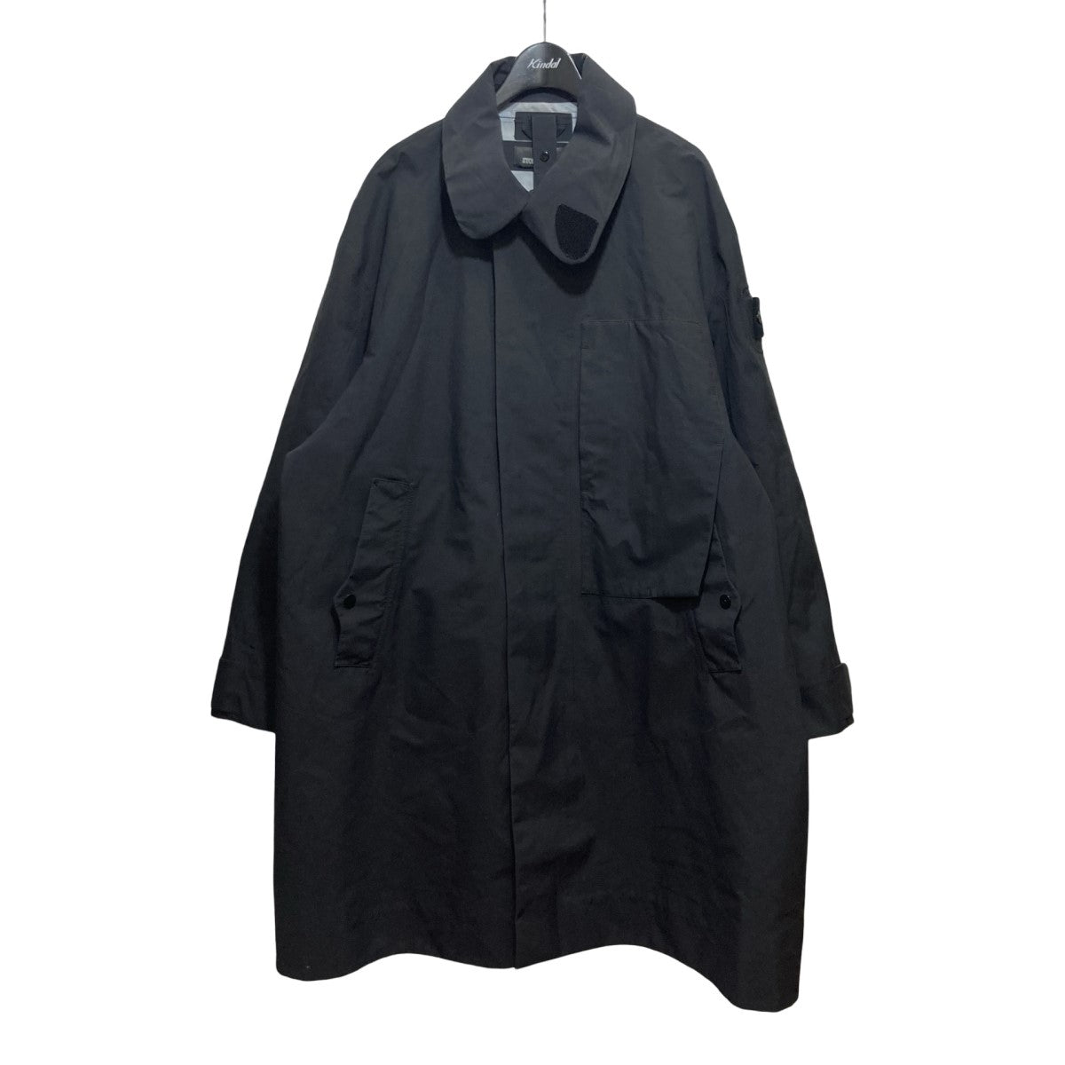 STONE ISLAND(ストーンアイランド) LONG TRENCH COAT CHAPTER 1 10 GORE-TEX OPAQUE  R-NYLONロングトレンチコート771970110 771970110 ブラック サイズ M｜【公式】カインドオルオンライン ...