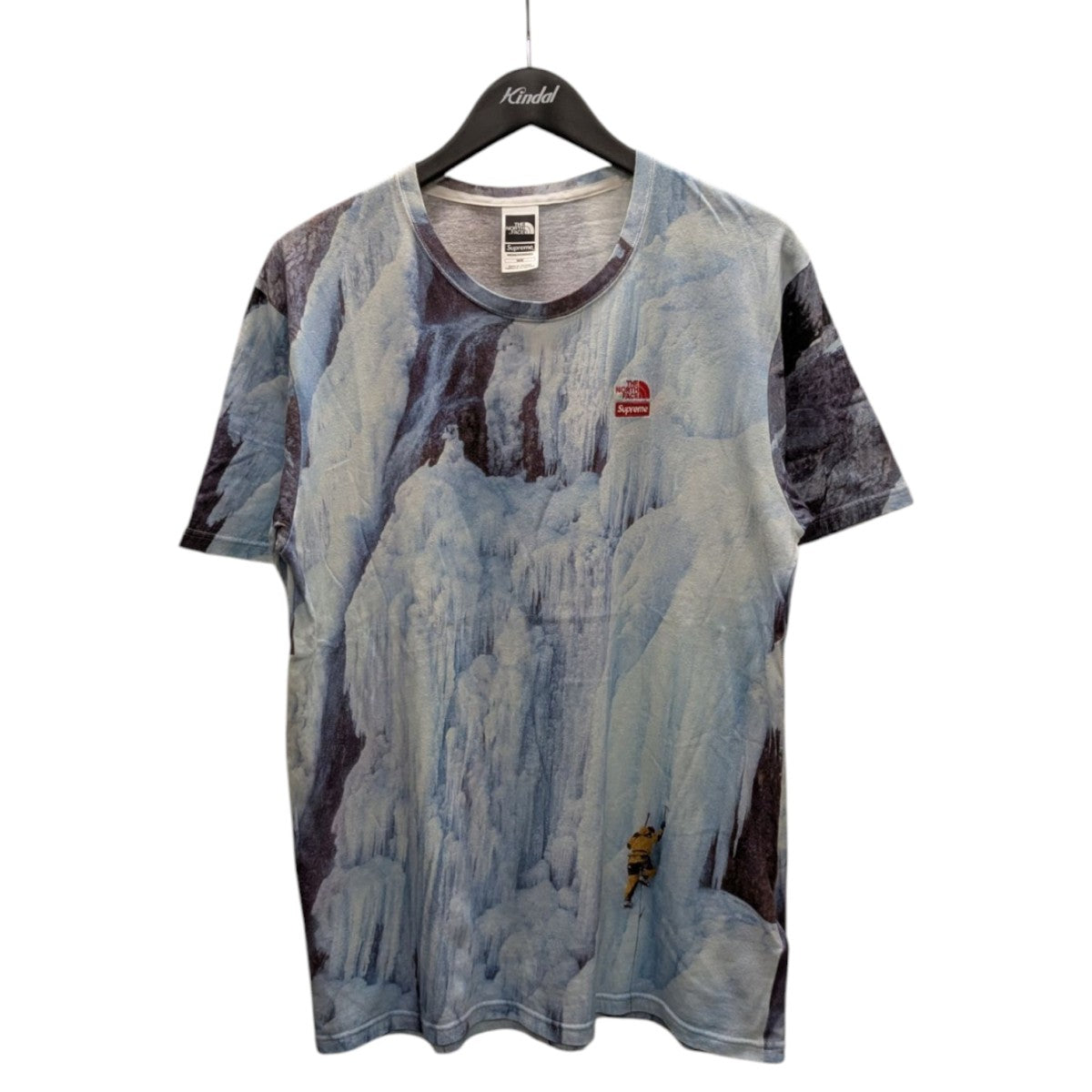 Supreme×THE NORTH FACE 総柄TシャツNF0A5G7T NF0A5G7T ブルー