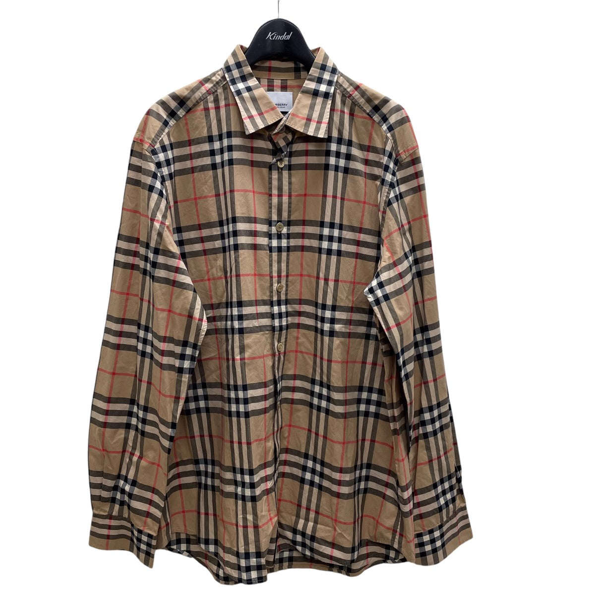 BURBERRY(バーバリー) チェックチェックシャツ8020863 8020863 カーキ サイズ L｜【公式】カインドオルオンライン  ブランド古着・中古通販【kindal】