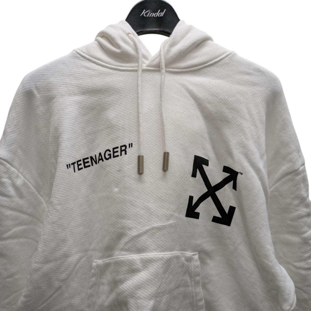 OFFWHITE ショート丈フーディ 古着・中古-2枚目のアイテム画像