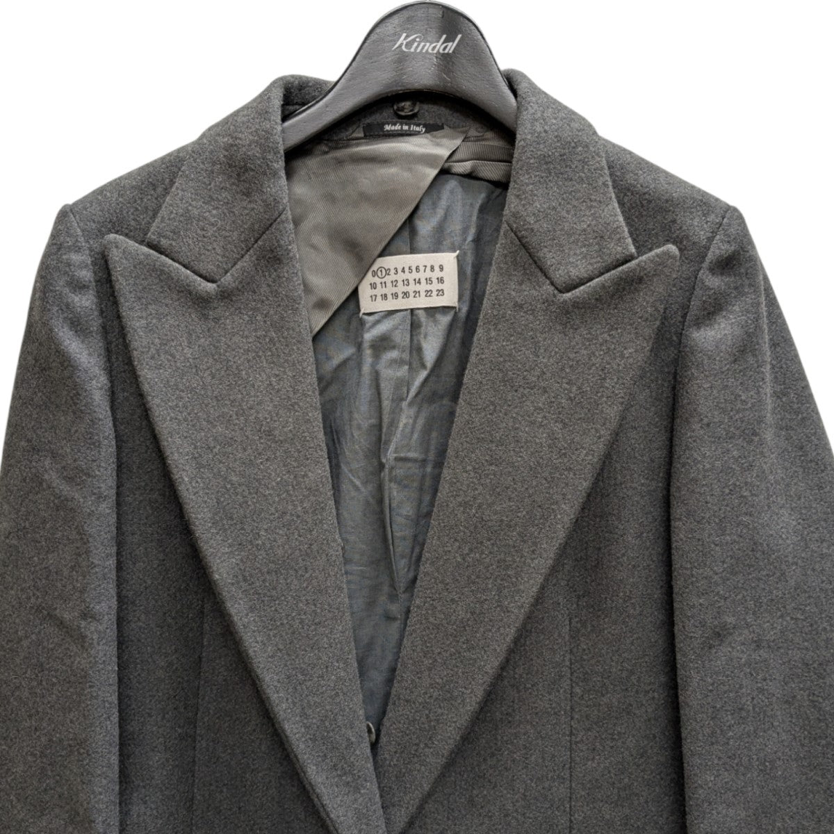 Martin Margiela1 ショール付きチェスターコート 古着・中古-3枚目のアイテム画像