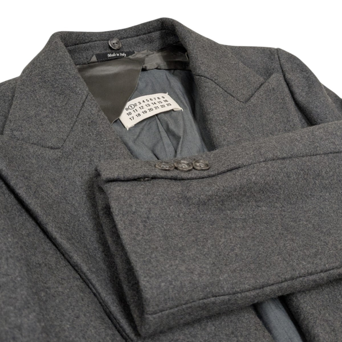 Martin Margiela1 ショール付きチェスターコート 古着・中古-4枚目のアイテム画像
