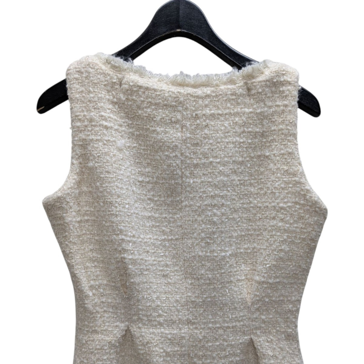 Tweed Cape Sleeveless Dress ツウィードケープドレス