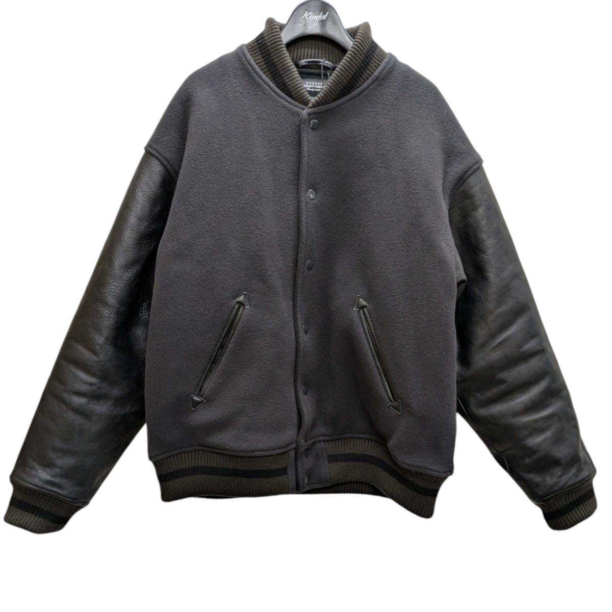 UNUSED 袖レザー スタジャン 古着・中古-1枚目のアイテム画像