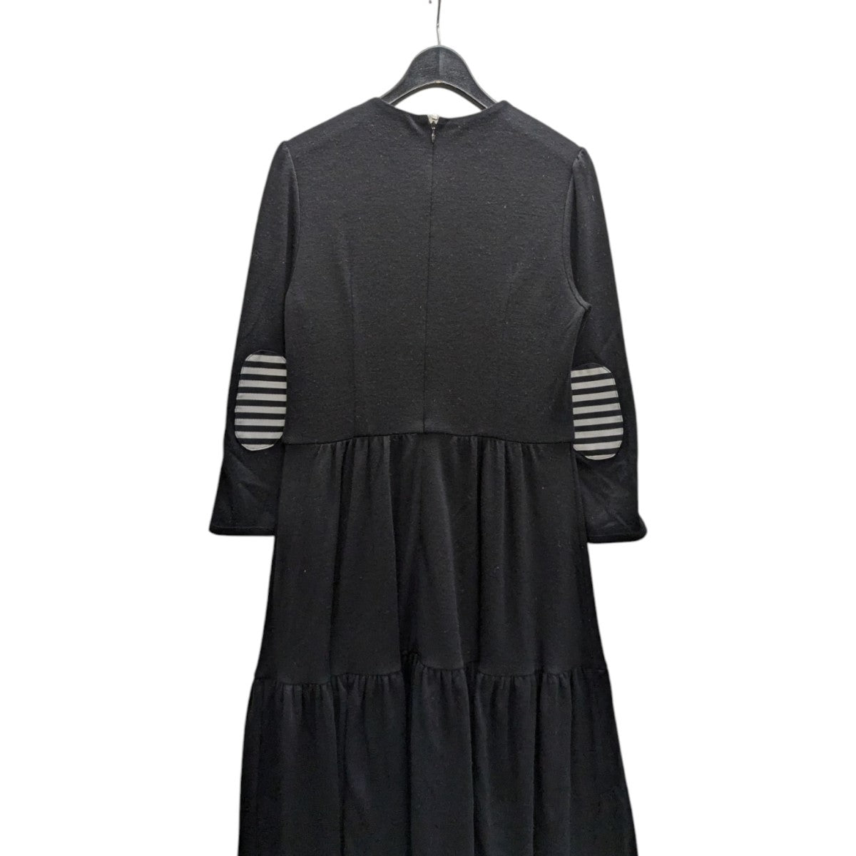 WEEKEND TIERED DRESSウールジャージマキシ丈ワンピースBD2421-2K-22