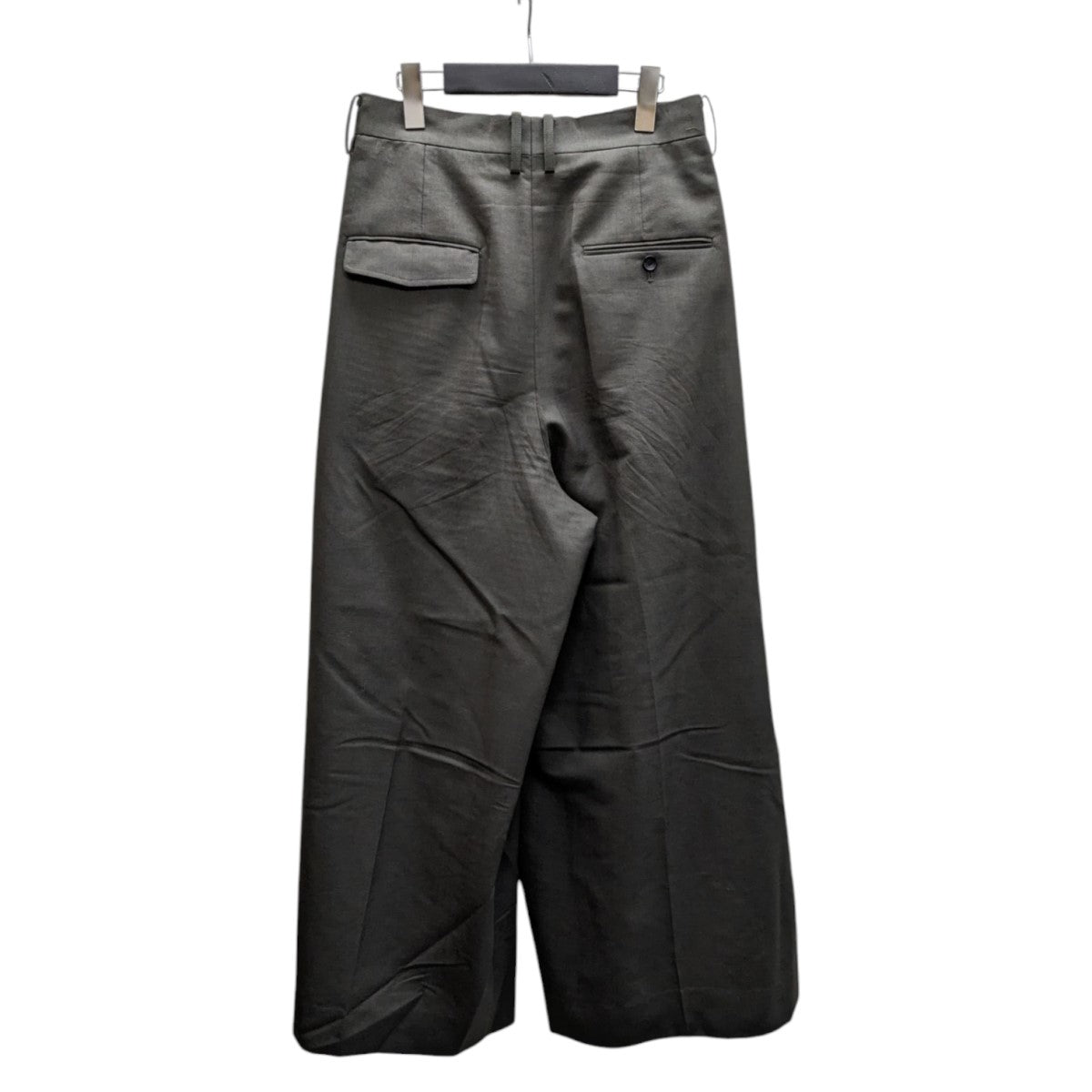 beautiful people wool mohair three tuck widepantsワイドタックパンツ1445105013 古着・中古-3枚目のアイテム画像