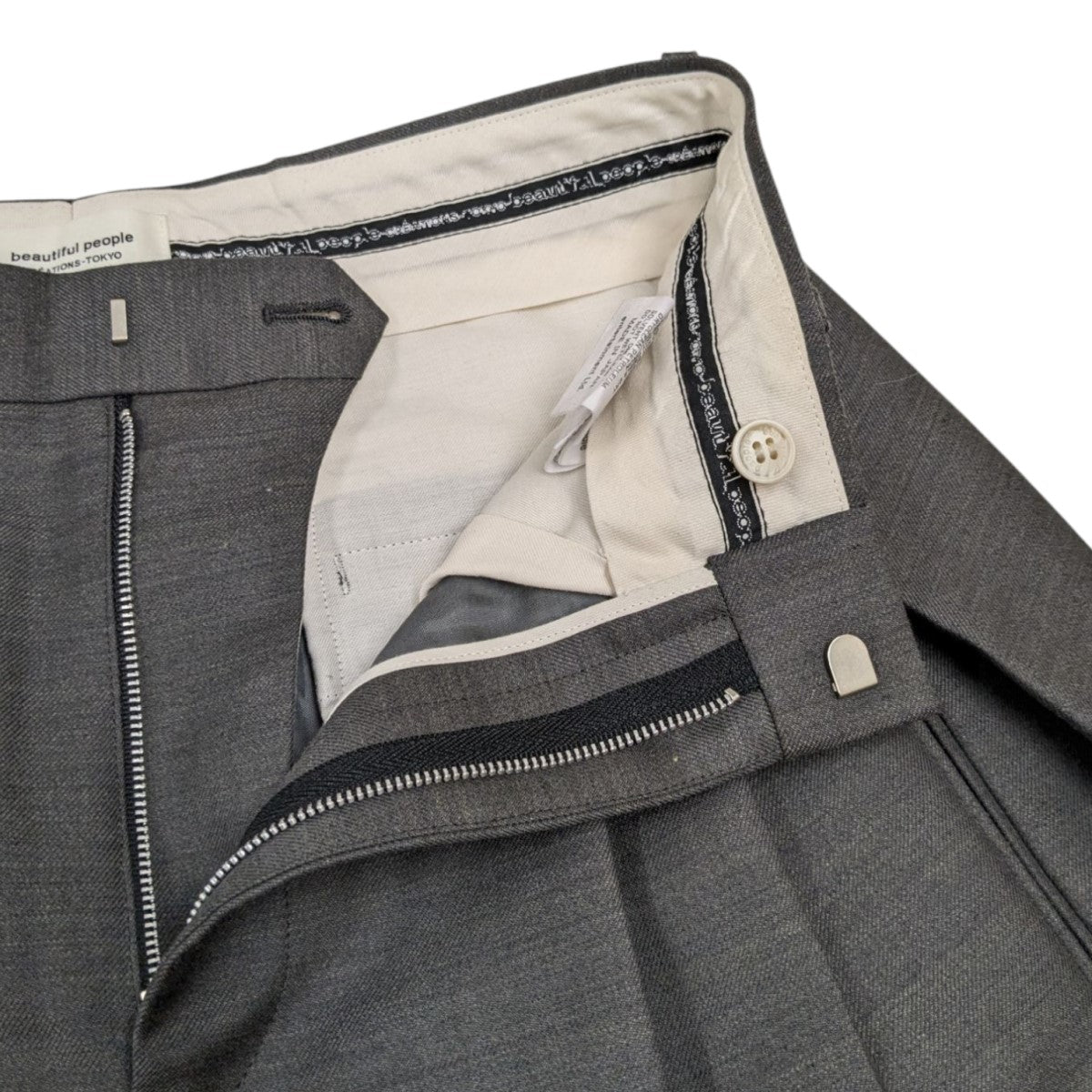 beautiful people british surge three tuck peg top pantsタックパンツ 古着・中古-5枚目のアイテム画像