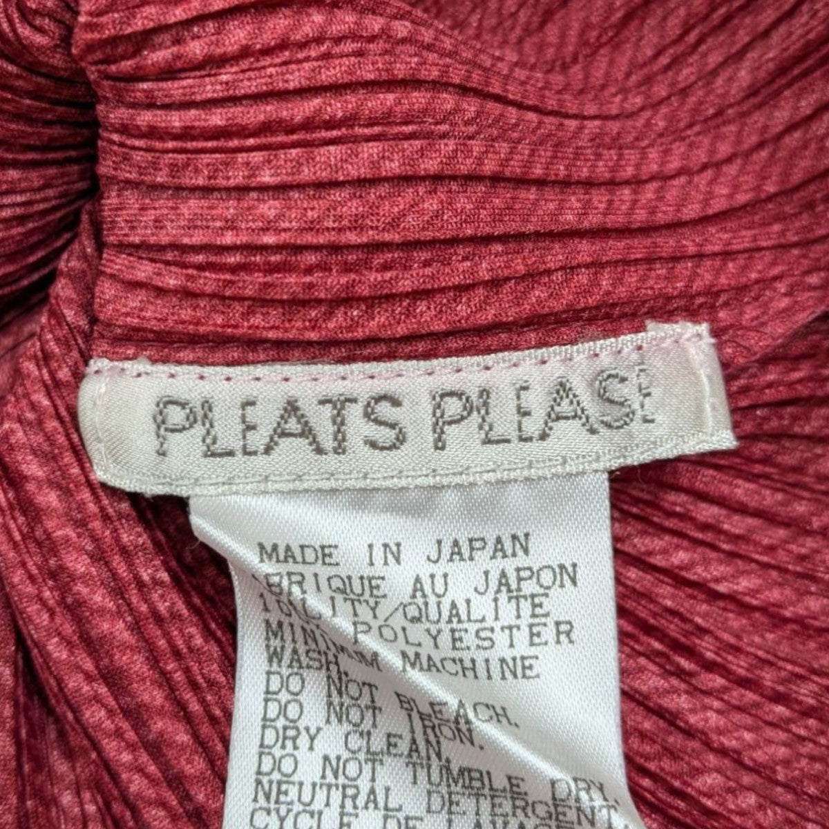 PLEATS PLEASE タートルネックカットソー 古着・中古-6枚目のアイテム画像