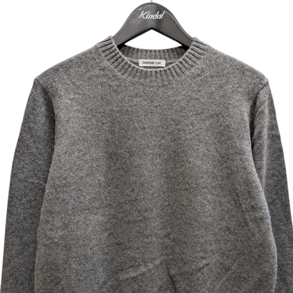 EVERYDAY I LIKE. ウールカシミヤニット 古着・中古-2枚目のアイテム画像