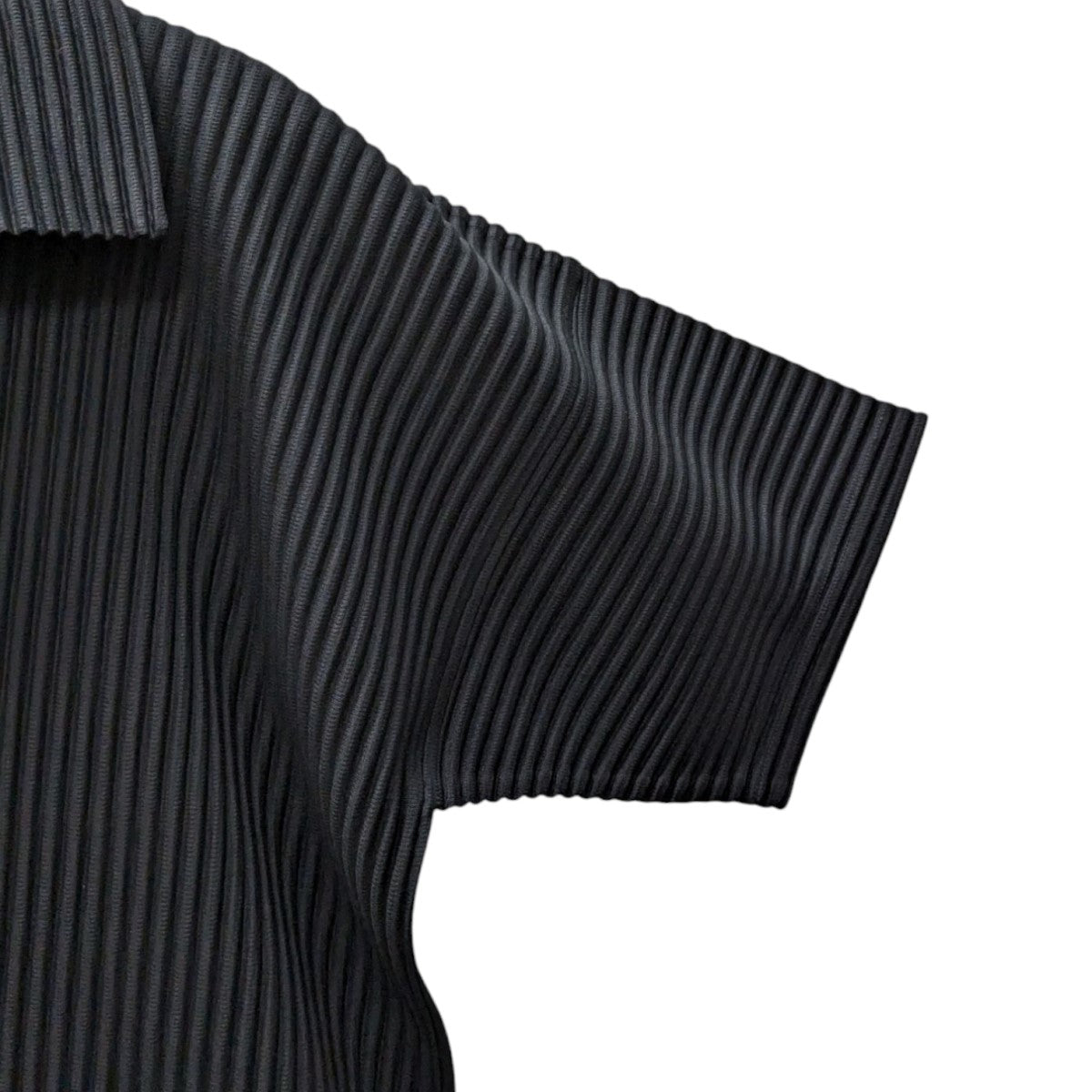 HOMME PLISSE ISSEY MIYAKE プリーツポロシャツ 古着・中古-3枚目のアイテム画像