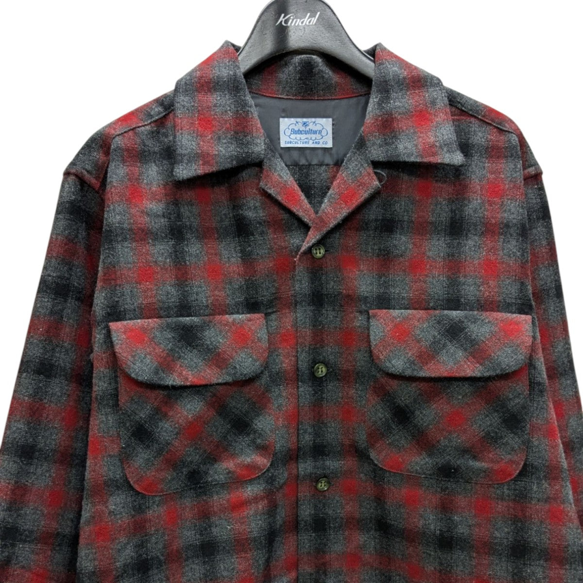 WOOL CHECK SHIRT ウールチェックシャツ