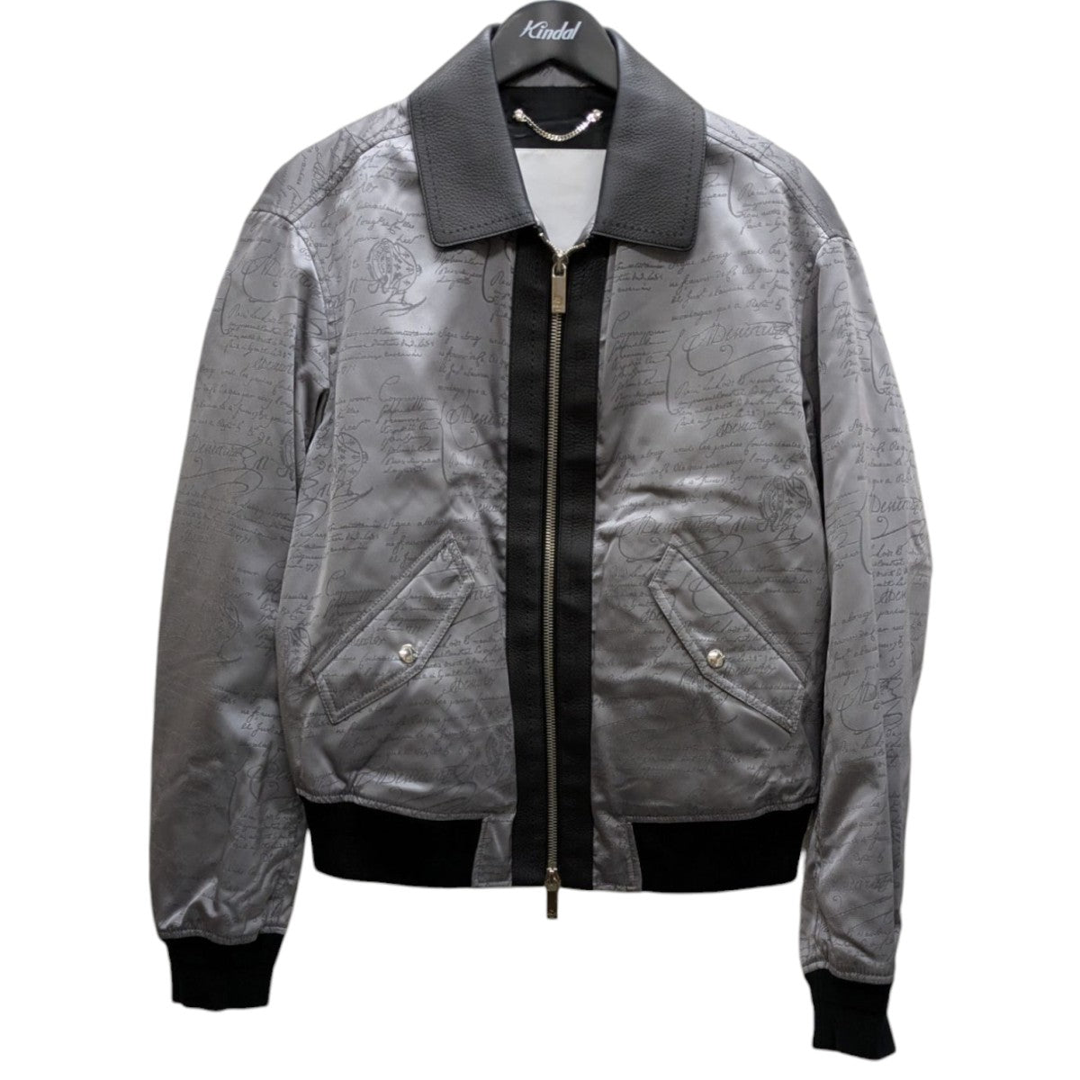 新品 BERLUTI ベルルッティ シルクリバーシブルボンバージャケットMA-1 新品 BERLUTI ベルルッティ シルクリバーシブルボンバー