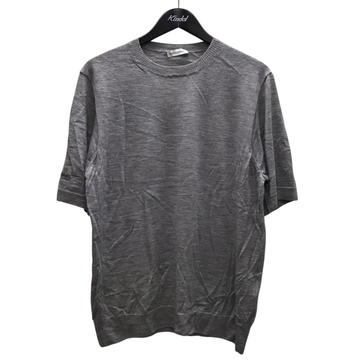 MADISON BLUE(マディソンブルー) 25SSWRIKLED CREW NECK H S PO