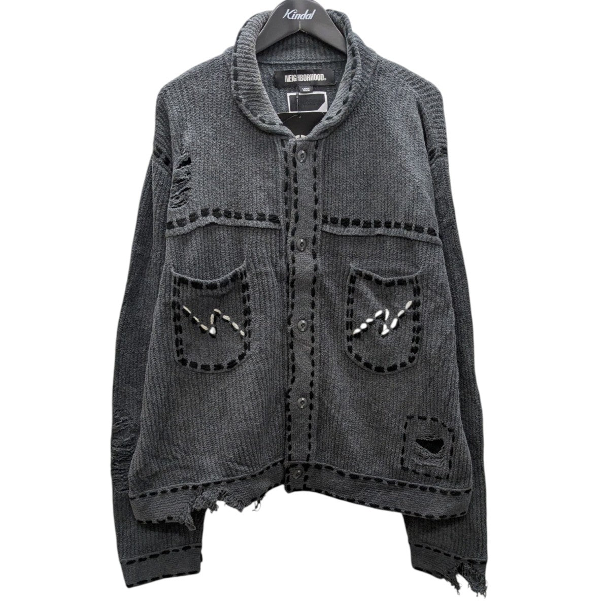 phingerin pg1 KNIT 24AW カーディガン ニット PHINGERIN 【PG1 KNIT】ニットカーディガンPD-242-KN-011 サイズ