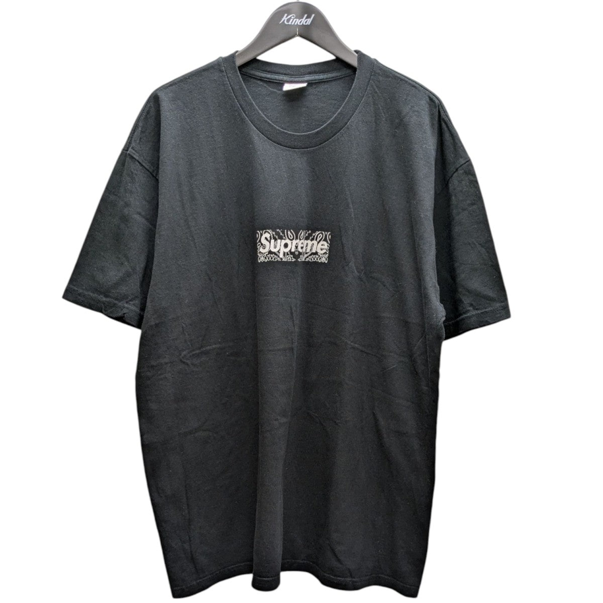 シュプリーム　バンダナ　ボックス　ロゴ　Tee S SUPREME(シュプリーム) 19AW Bandana box logo tee バンダナ