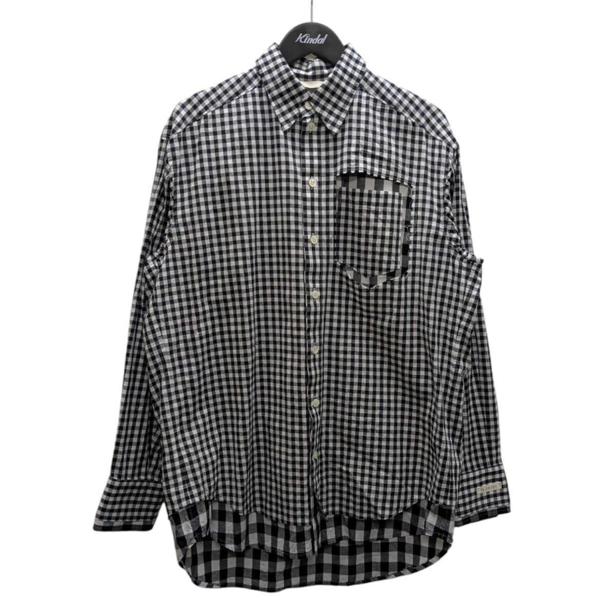 TSTS(ティーエスティーエス) LAYERED DOUBLE GINGHAM SHIRT