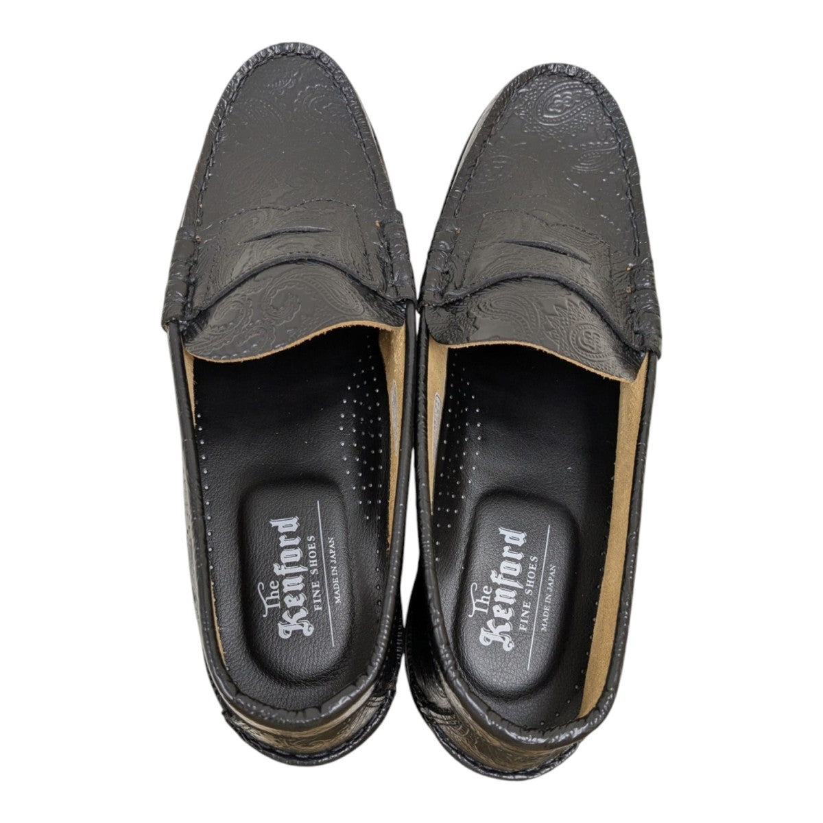 THE KENFORD EMBOSSED LOAFERS PAISLEYローファーK004 古着・中古-5枚目のアイテム画像