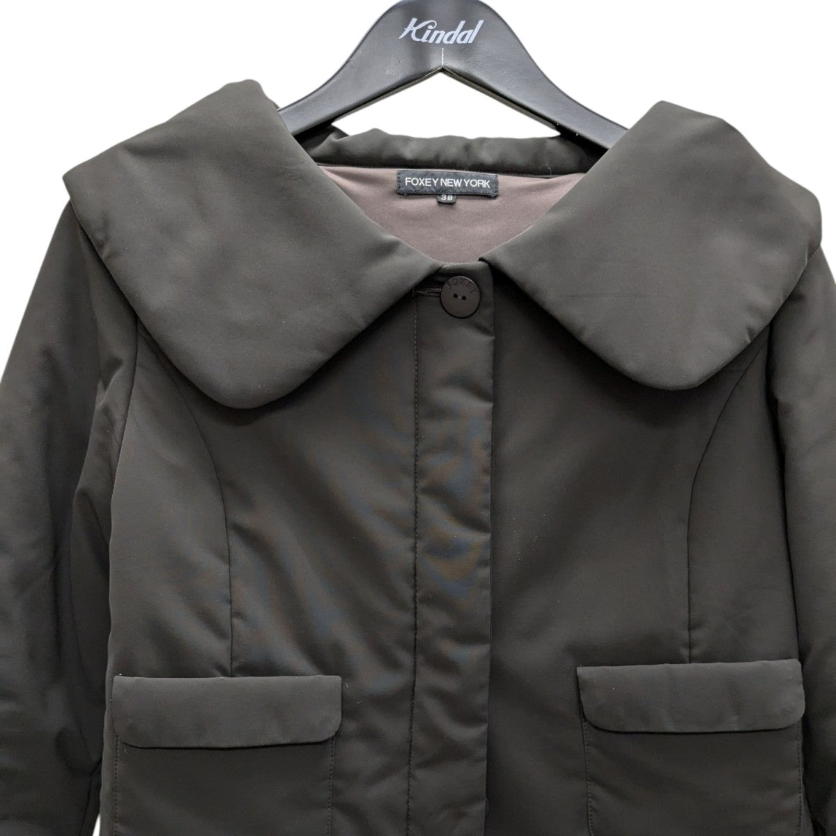 FOXEY NEWYORK 中綿ショートジャケット 古着・中古-2枚目のアイテム画像