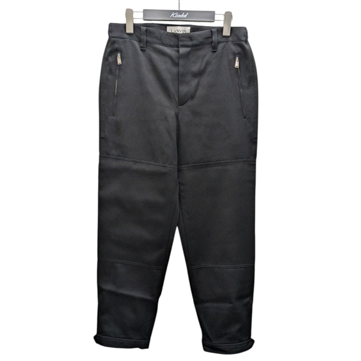 LANVIN(ランバン) ウールトラウザー RM-TR0017-4885 ブラック サイズ