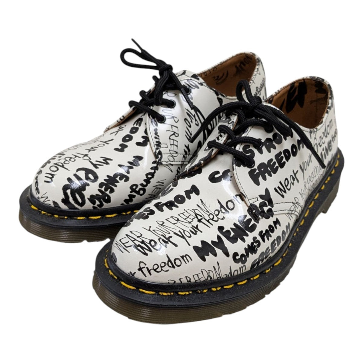 【きゃらん】ギャルソン× Dr. Martens ３ホールレザーシューズ COMME des GARCONS COMME des GARCONS×Dr．Martens 3ホール