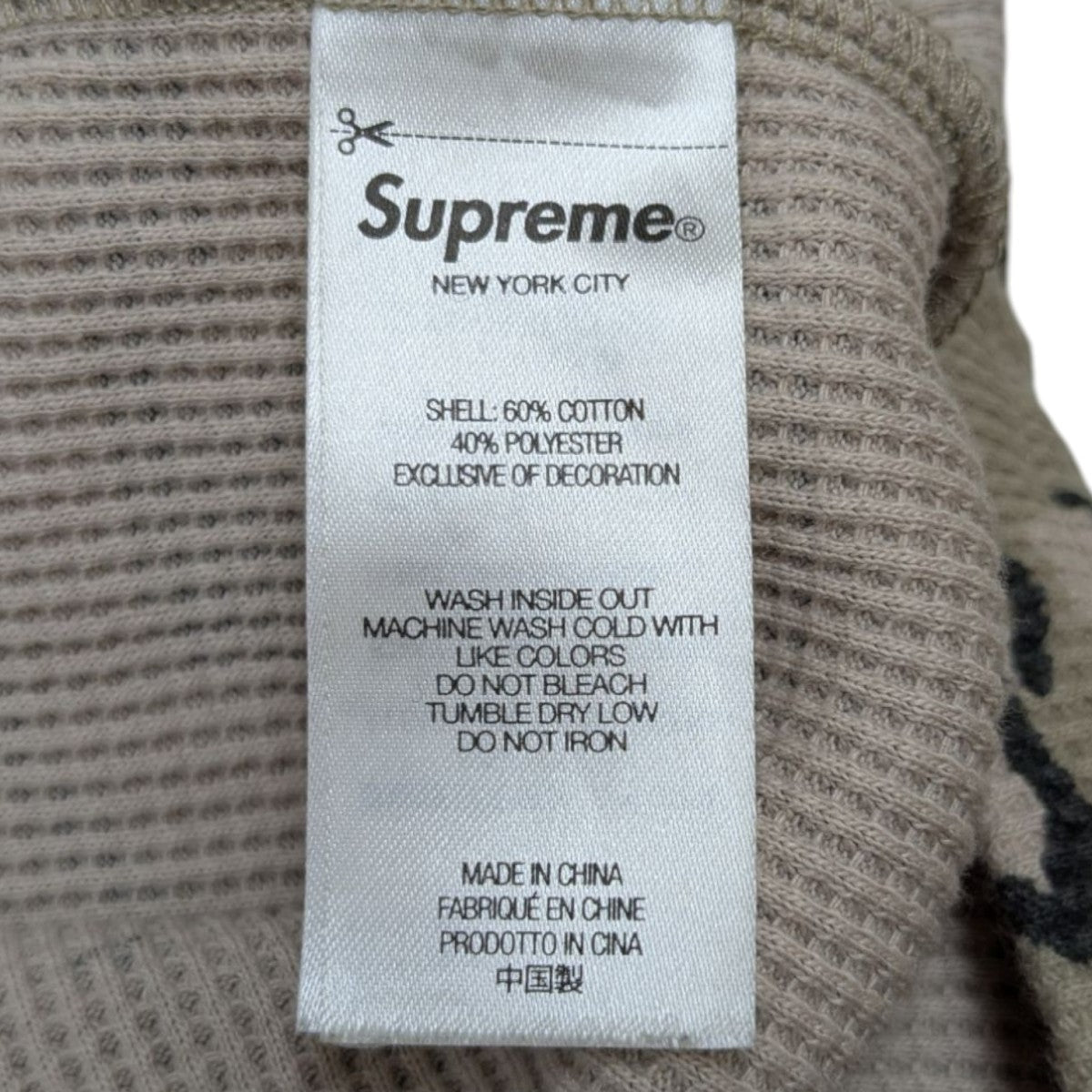 25SS Aphex Twin Thermalサーマル カモ ロングスリーブ