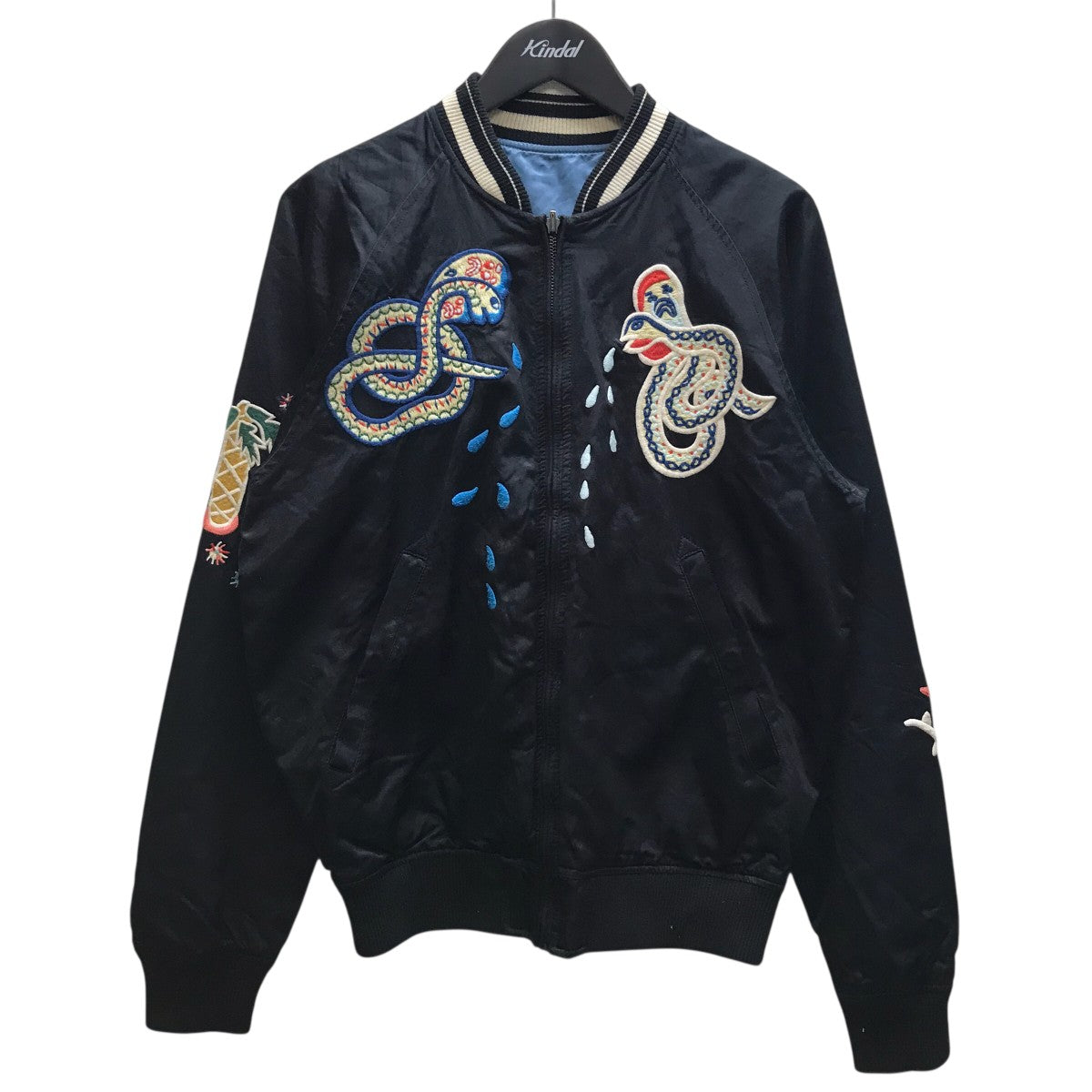DIESEL ディーゼル 130-140cm ロゴ リバーシブル ジャケット DIESEL(ディーゼル) リバーシブルジャケット ブラック サイズ M
