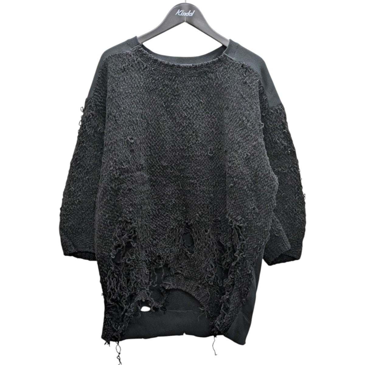 UNDERCOVER EXCHANGE 綿入りブルゾン　ニット袖パーツ付 UNDERCOVER(アンダーカバー) プルオーバーニットUC2D4906