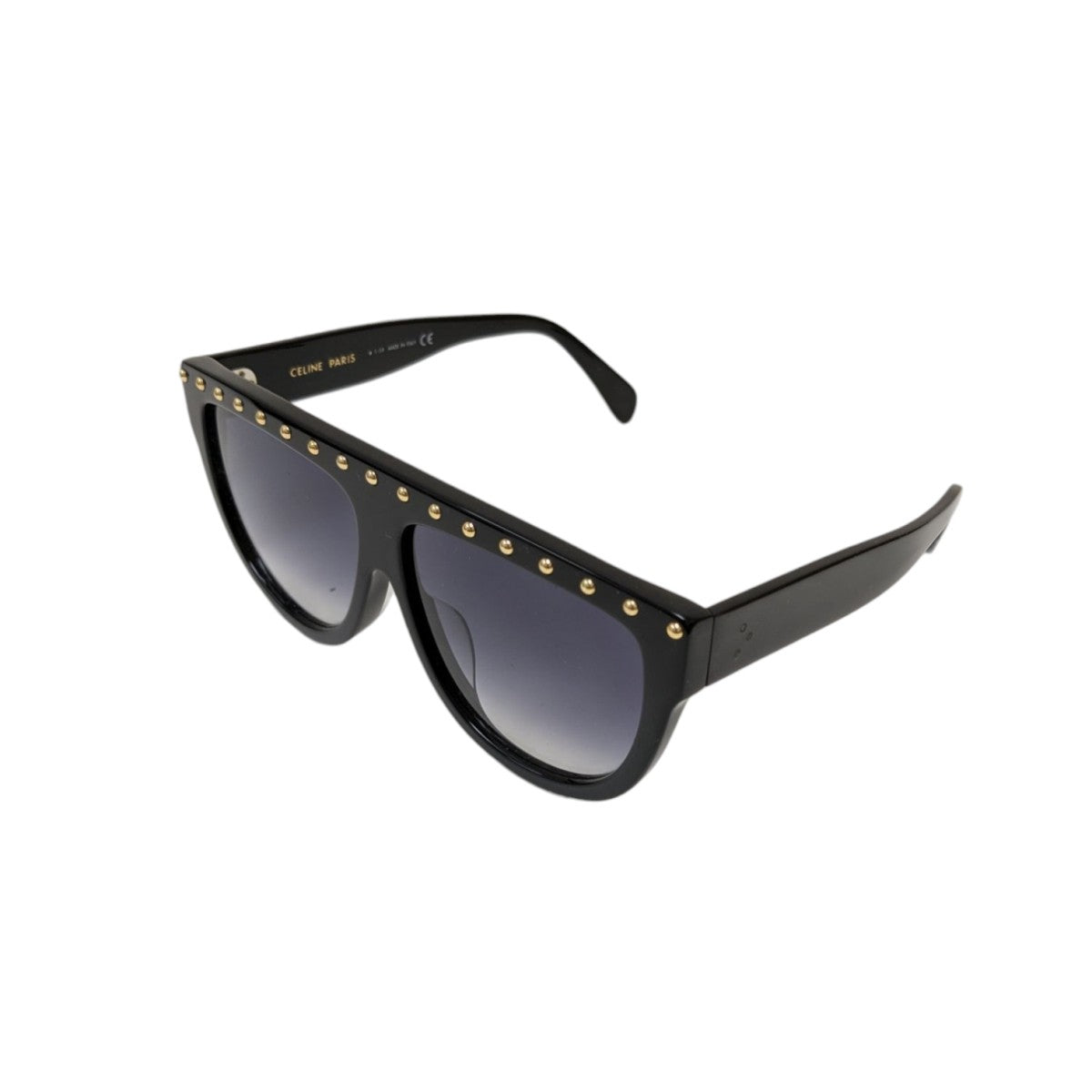 CELINE ブラック スクエアサングラス ケース付き 俺のコービー】Celine ブラック サングラス ケース付き 俺のコービー様