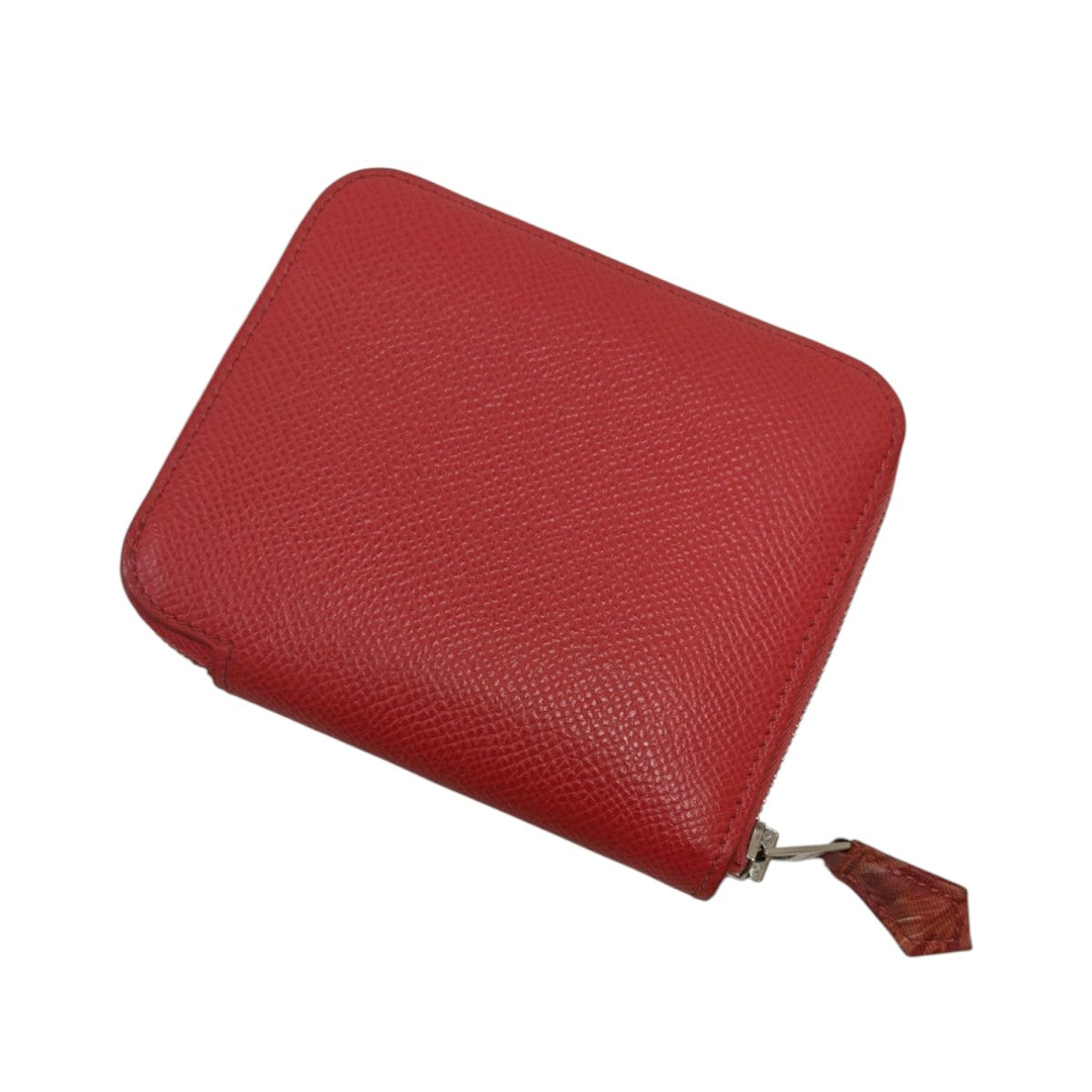 HERMES(エルメス) シルクイン アザップ コンパクトウォレット レッド 
