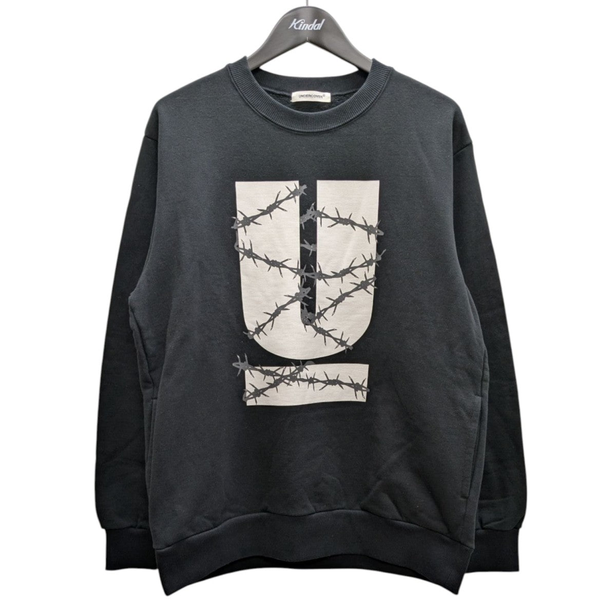 UNDERCOVER アンダーカバー 24AW クロス 刺繍 スウェット 4 UNDERCOVER(アンダーカバー) 24AW 有刺鉄線Uロゴスウェット
