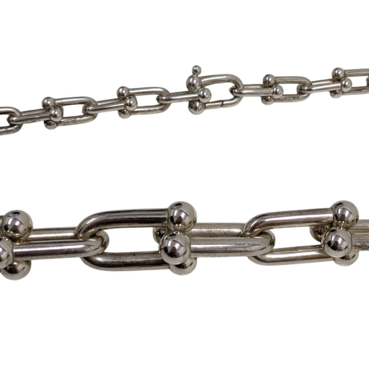 Tiffany & Co. ハードウェア グラジュエイテッド リンク ネックレス 古着・中古-3枚目のアイテム画像