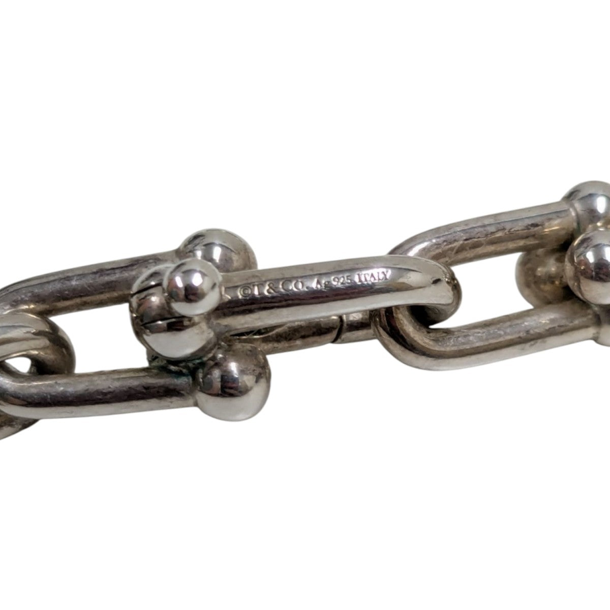 Tiffany & Co. ハードウェア グラジュエイテッド リンク ネックレス 古着・中古-6枚目のアイテム画像