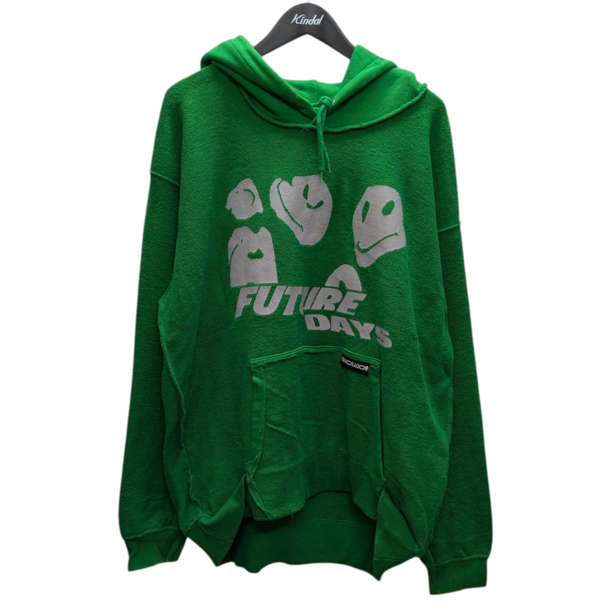 インサイドアウトプルオーバーパーカー