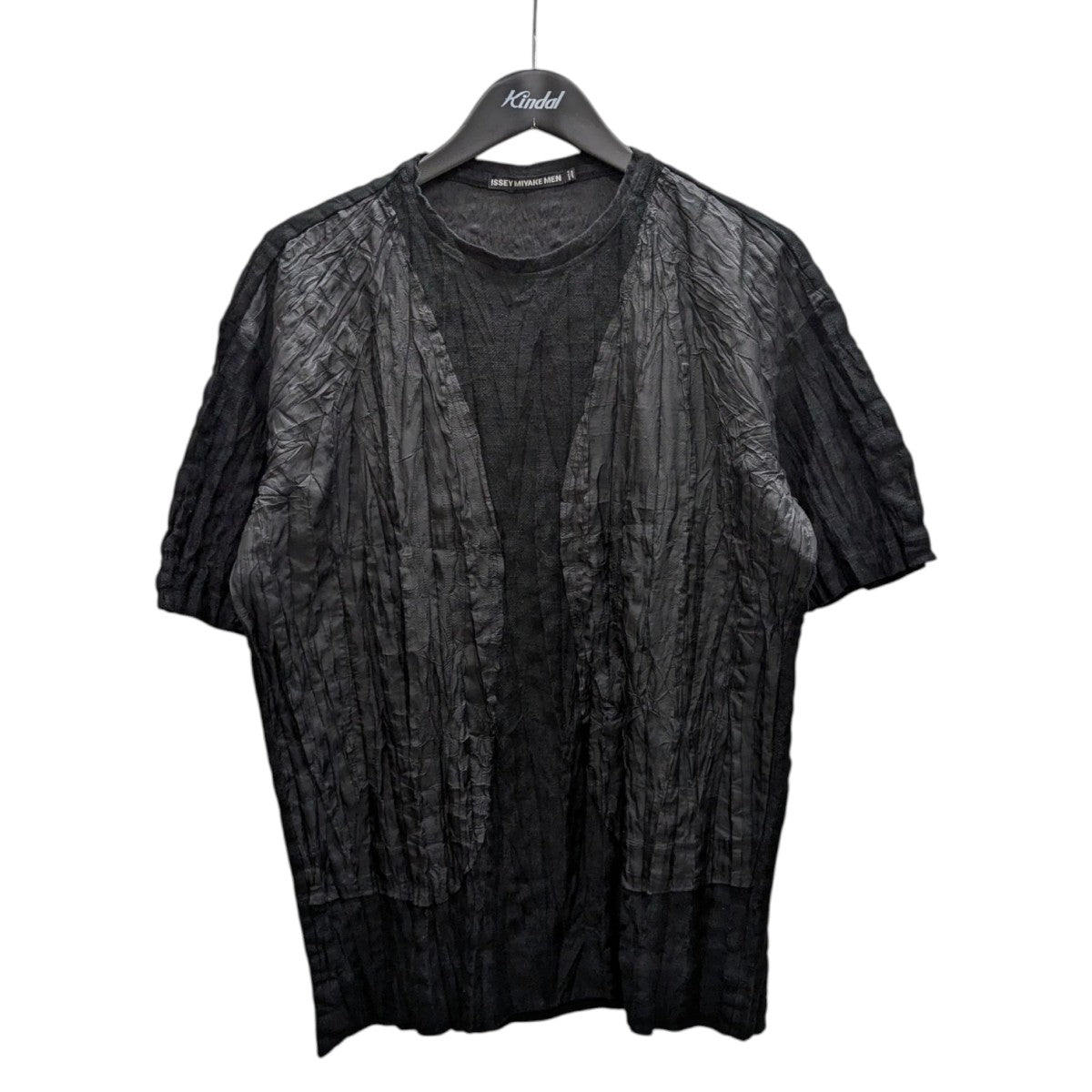 ISSEY MIYAKE MEN(イッセイミヤケ) シワ加工半袖TシャツME58