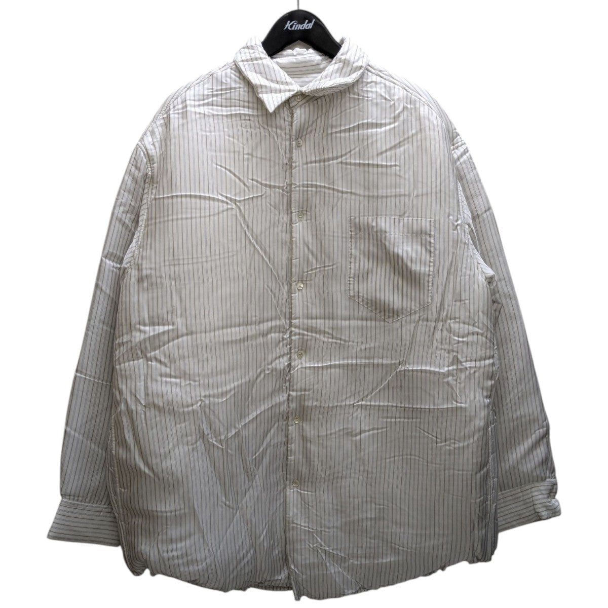 Maison Margielaマルジェラ　ロゴ ストライプ ジャケット TIME SALE] Maison Margiela メゾンマルジェラ ストライプ ウール