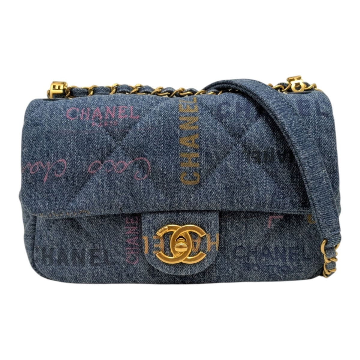 CHANEL(シャネル) マトラッセデニムショルダーバッグAS3135 AS3135