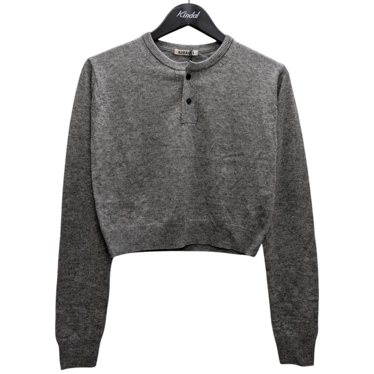 AURALEE(オーラリー) 25SSSUPER FINE CASHMERE SILK KNIT HENLY
