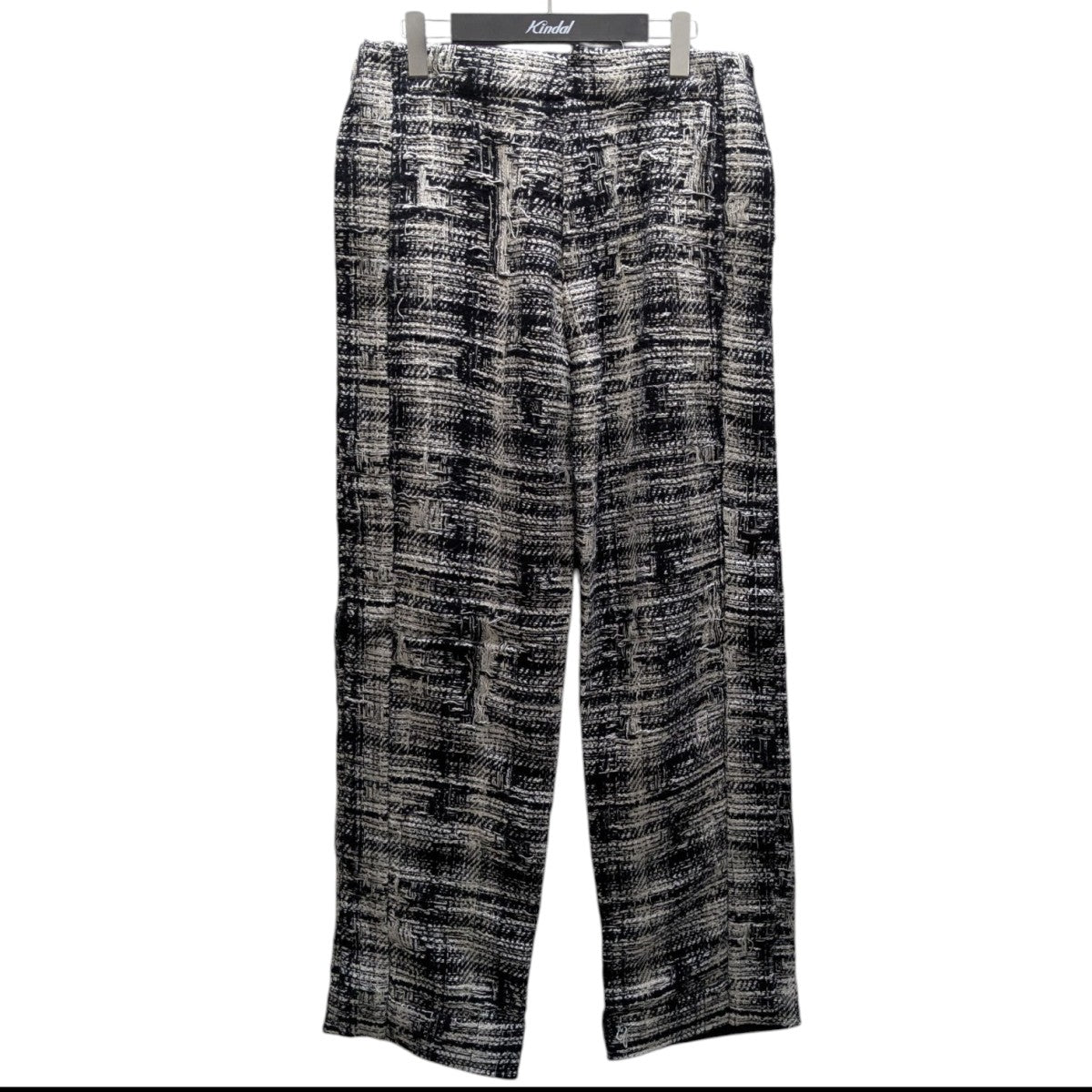 【新品タグ付】 SYUMAN. Ravioli trousers パイルツイード AMIRI(アミリ) Tweed Ski Pants ツイードパンツ PS23MAW010 ブラック