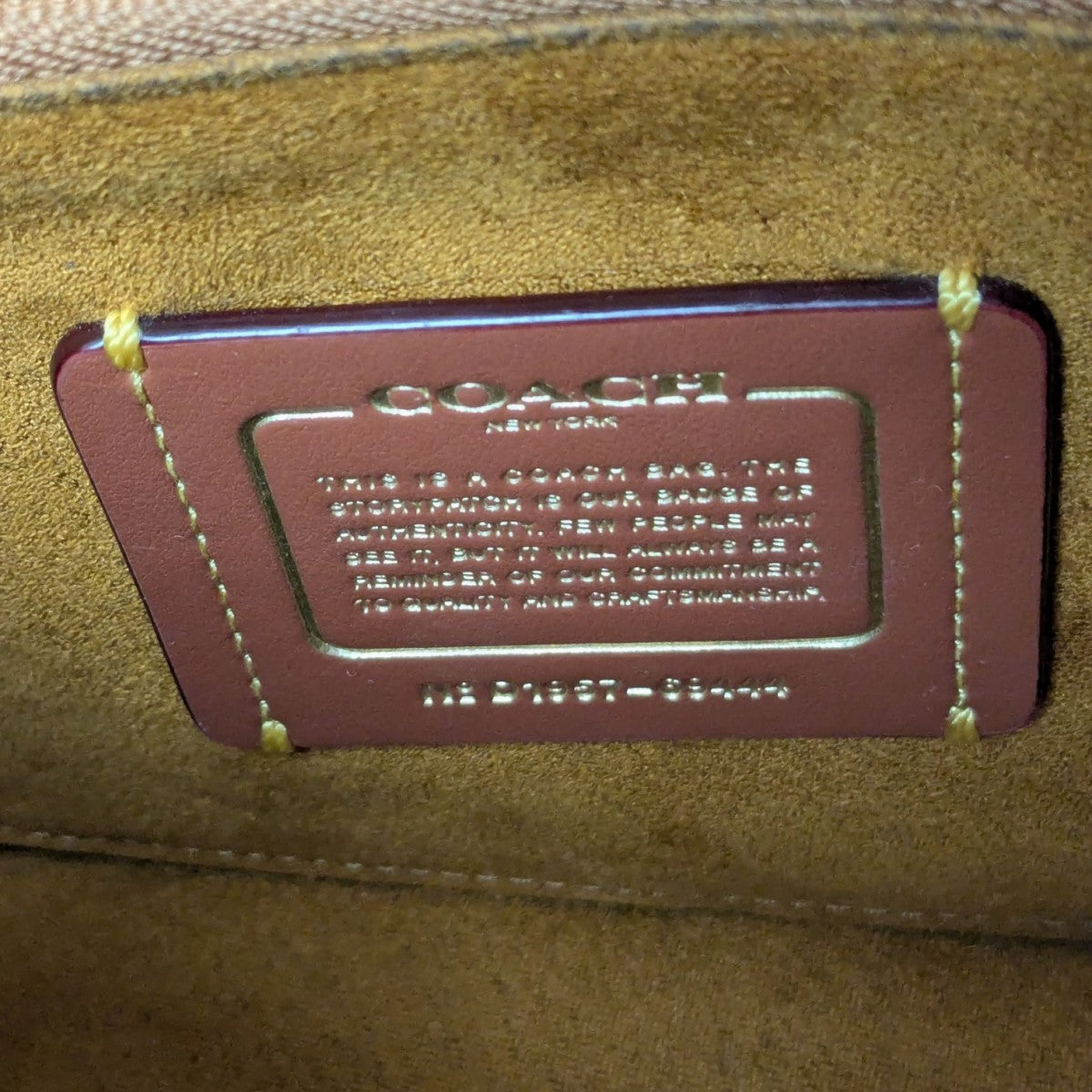COACH Parker Top Handle With Scattered Rivets チェーンショルダーバッグ 古着・中古-9枚目のアイテム画像
