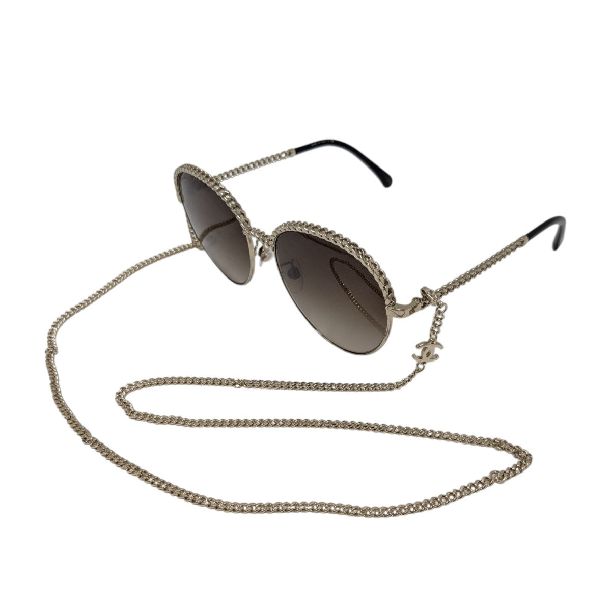 CHANEL(シャネル) c．396 55 グラスチェーンサングラス 4242
