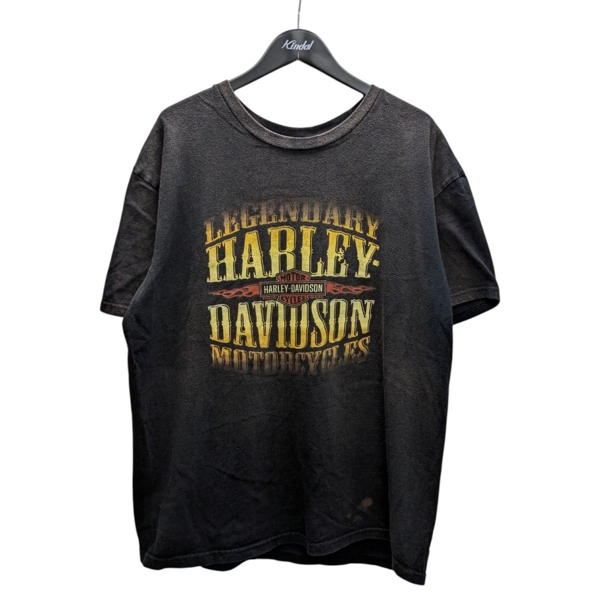 ハーレーダビッドソン ノースリーブ プリントTシャツ アニマル 亀 黒 XL ハーレーダビッドソン ノースリーブ プリントTシャツ アニマル