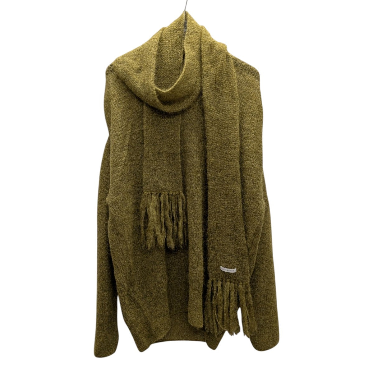 上杉柊平着用CABaNローゲージニット SUBLATIONS(サブレーション) OHAIR LOW GAUGE P O KNIT ．12